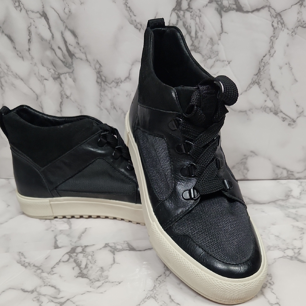FRYE  Black High-Top Sneakers SIZE 9